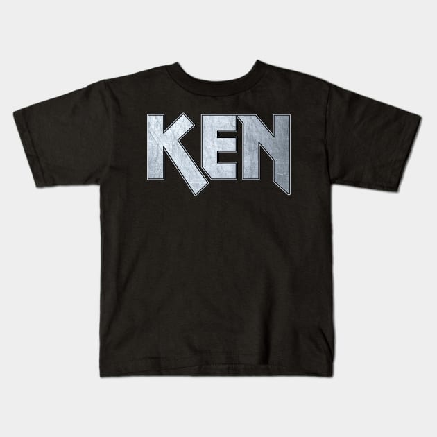 Heavy metal Ken Kids T-Shirt by KubikoBakhar